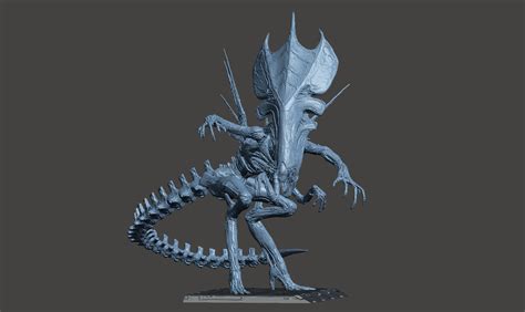 stl queen|xenomorph queen stl.